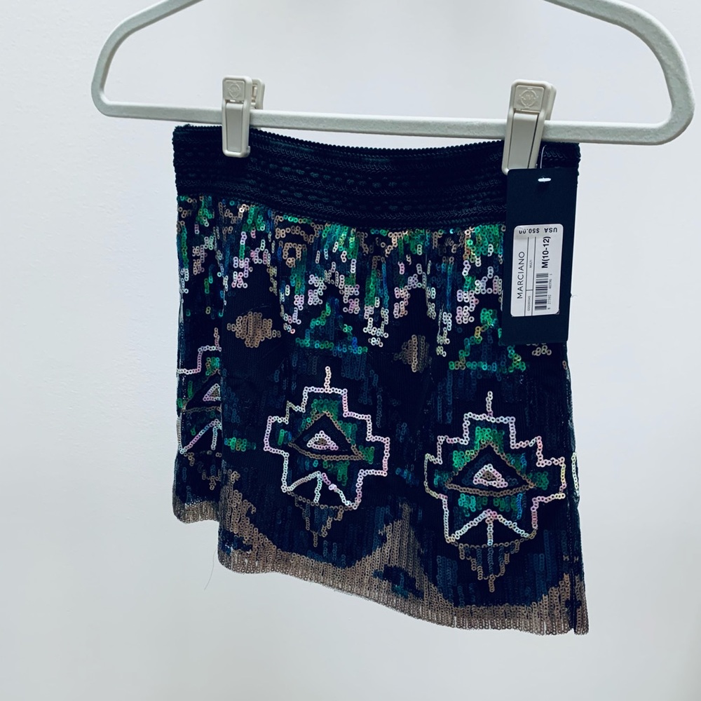 Girls sequin mini skirt